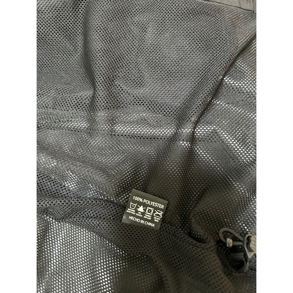 Dixxon Flannel Co Mens Hooded Windbreaker Jacket Black Grey Colorblock XL Tall - Picture 12 of 13